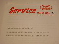 JAWA service 3/97 - seřízení motocyklu JAWA 50/585, 586