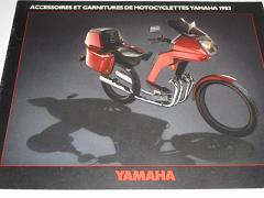 Yamaha - Accessoires et garnitures de motocyclettes Yamaha 1983 - prospekt - Canada