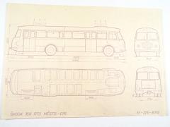 Škoda 706 RTO město - Škoda 706 RTO LUX - výkres