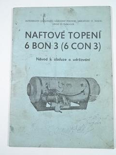 PAL - naftové topení 6 BON 3 (6 CON 3) - návod k obsluze a udržování - 1983