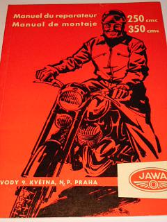 JAWA 250/353/03/04, Jawa 350/354/03 - Manuel du reparateur - Manual de montaje