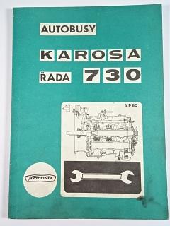 Karosa - řada 730 - dílenská příručka - hnací agregát - převodovka Praga 5P80 - 1983