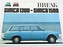 Simca 1300 - Simca 1500 Break - prospekt