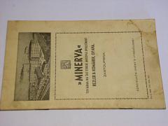 Minerva - šicí stroje - 1929 - prospekt