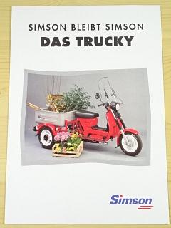 Simson bleibt Simson - das Trucky SD 50 CT- prospekt - 1993