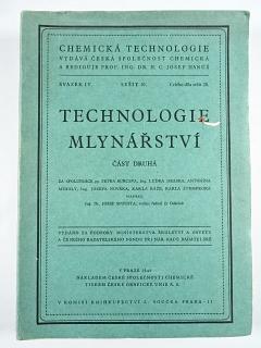 Technologie mlynářství - část II. - Josef Spousta - 1945