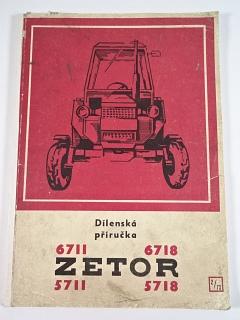 Zetor 6711, 6718, 5711, 5718 - dílenská příručka - 1973