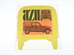 Citroën AZU - 2 CV - prospekt - 1964