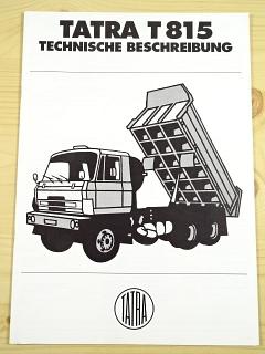 Tatra 815 Technische Beschreibung - Semex - prospekt