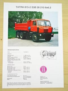 Tatra 815-2 S3B 28 210 6x6.2 - prospekt