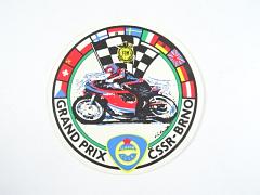 Grand Prix ČSSR Brno - ÚAMK ČSSR - samolepka - Vladimír Valenta