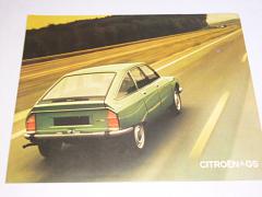 Citroën GS - 1972 - prospekt