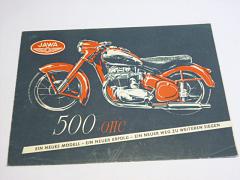 JAWA 500 OHC - prospekt - Motokov