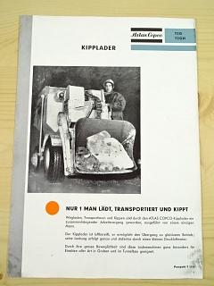 Atlas Copco T2G, T2GH - Kipplader - prospekt - 1963