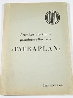 Tatra T 600 - Tatraplan - příručka pro řidiče - 1949