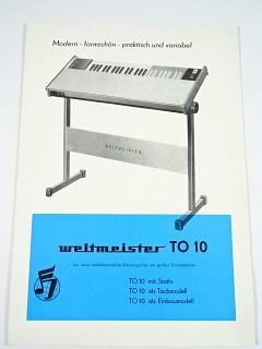 Weltmeister TO 10 - prospekt - 1972 - Demusa - DDR