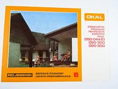 OKAL - staveništní, prodejní, rekreační zařízení - RD Jeseník - prospekt
