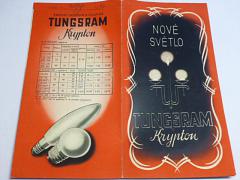 Tungsram Krypton - žárovky - prospekt - 1940