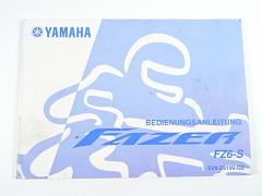 Yamaha Fazer FZ6-S - Bedienungsanleitung - 2004