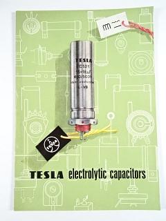 Tesla electrolytic capacitors - prospekt