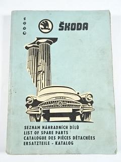 Škoda Octavia - seznam náhradních dílů - 1960 - Motokov