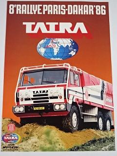 Tatra 815 - 8e Rallye Paris - Dakar 1986 - prospekt