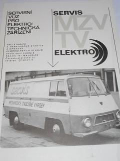 TV-41 F, TV-12 - servis MZV TV elektro - prospekt