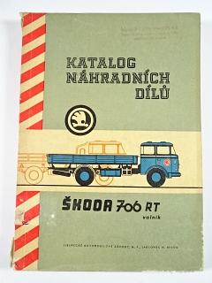 Škoda 706 RT valník - katalog náhradních dílů - 1965