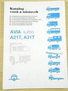 Avia turbo A 21 T, A 31 T - katalog vozů a nástaveb - 1994