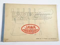 JAWA - servisní nářadí k montáži a demontáži motocyklů JAWA 250 a 350 - 1971