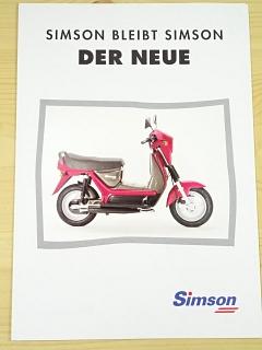 Simson bleibt Simson - der neue - prospekt - 1993