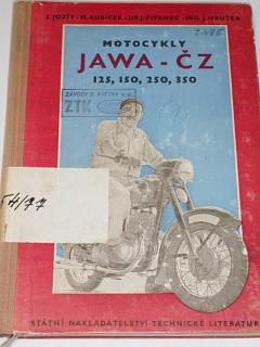 Motocykly Jawa-ČZ 125, 150, 250, 350 - Jozíf, Kubíček, Pivrnec, Hruška - 1957