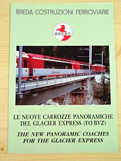 Breda - The new panoramic coaches for the Glacier Express - prospekt - 1994