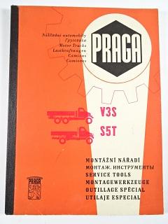 Praga V3S, S5T - montážní nářadí a přípravky - 1962