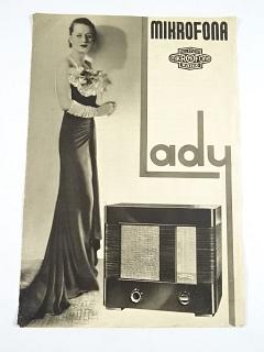 Mikrofona Lady - radio - prospekt