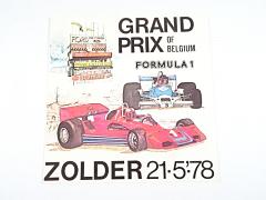 Grand Prix of Belgium Formula 1 - Zolder - 21. 5. 1978
