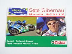 Sete Gibernau - Honda RC 21 1 V - Castrol - 2003 MotoGP Race Calendar