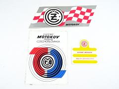 ČZ - Motokov - samolepka
