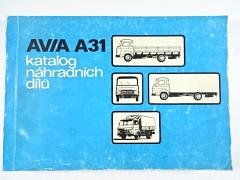 Avia A 31 - katalog náhradních dílů - 1985