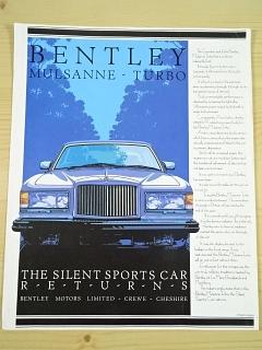 Bentley Mulsanne - Turbo - prospekt