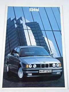 BMW 524 td - 1988 - prospekt