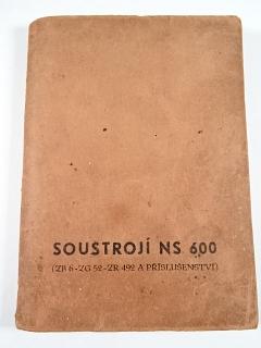 Soustrojí NS 600 - popis, technické údaje, návod - Motor ZB 6, nabíjecí dynamo ZG 51, ZG 52, rozváděč ZR 492, příslušenství