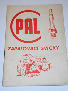 Pal - zapalovací svíčky - 1956 - Jiskra Tábor - Tatra, Škoda, Praga, Jawa, ČZ, Ogar...