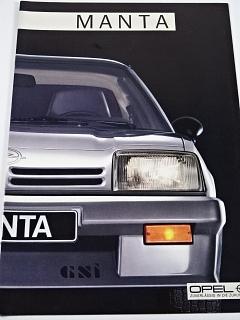 Opel Manta - prospekt - 1985