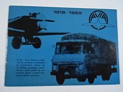 Avia 1919 - 1969 - padesátiletá tradice výrobků... prospekt