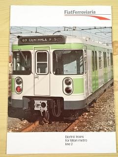Fiat Ferroviaria - electric trains for Milan metro line 2 - prospekt