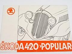 Škoda 420 Popular - prospekt