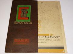 ES-KA - vzorník původních jízdních kol - 1931 - prospekt