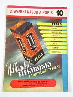 Náhradní elektronky - porovnávací tabulky - stavební návod a popis 10