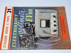 Elektronkový voltmetr EV 101 - stavební návod a popis 21 - 1958